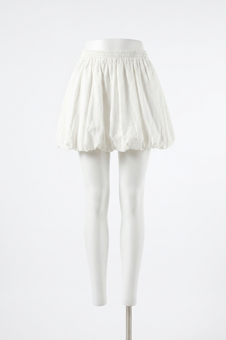 NEW MOLLY BRACKEN young ladies bubble woven skirt in white